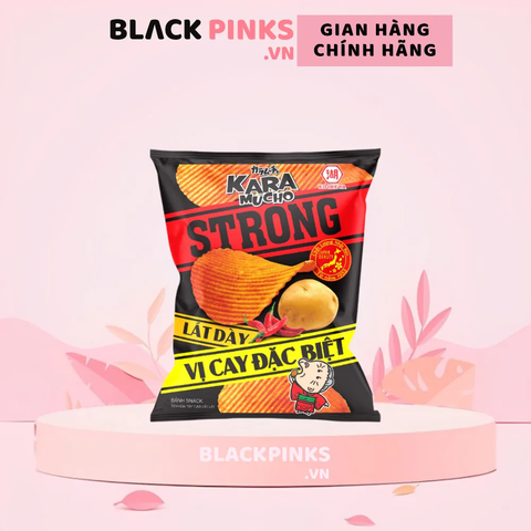 Snack khoai tây Koikeya Karamucho Strong lát dày vị cay đặc biệt gói 25g
