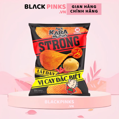 Snack khoai tây Koikeya Karamucho Strong lát dày vị cay đặc biệt gói 44g