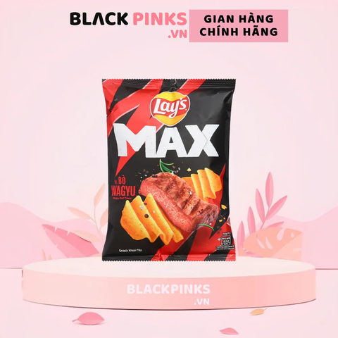 Snack khoai tây Lay's Max vị bò Wagyu gói 45g