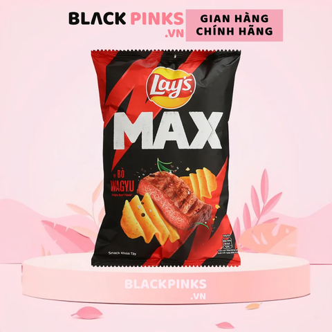 Snack khoai tây Lay's Max vị bò Wagyu gói 75g