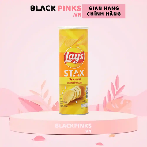 Snack khoai tây Lay's Stax vị tự nhiên hộp 100g