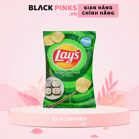 Snack khoai tây Lay's vị tảo biển Nori gói 54g