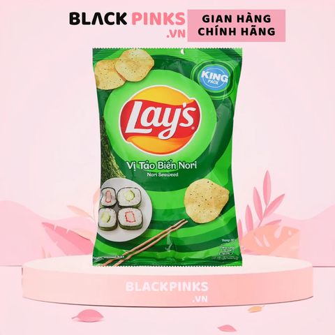 Snack khoai tây Lay's vị tảo biển Nori gói 90g