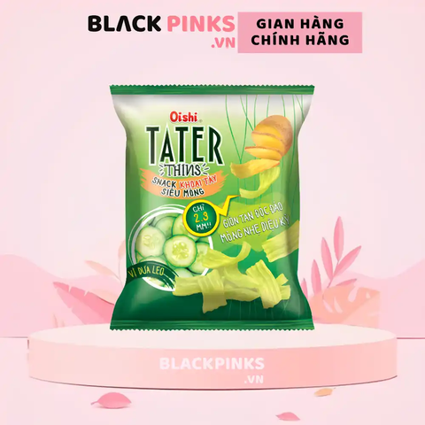 Snack khoai tây siêu mỏng Oishi vị dưa leo gói 68g