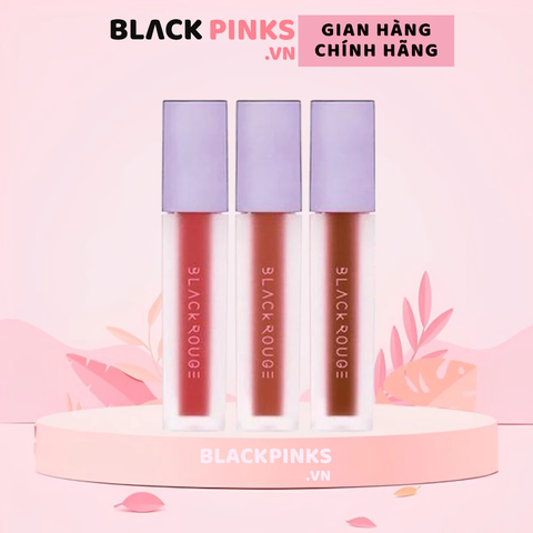 Son kem lì Black Rouge A10 Red berry - đỏ berry /A11 Tanned camellia hồng cháy /A12 Dashed brown nâu gạch 4.5g