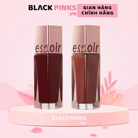 Son tint Espoir bóng lì 6 Nutty - Màu nâu đỏ đất/7 Vampy - Màu đỏ rượu 8.5g