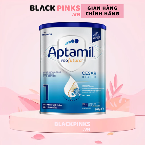 Sữa bột Aptamil Profutura Cesarbiotik New Zealand số 1 800g dành cho bé 0 - 12 tháng tuổi