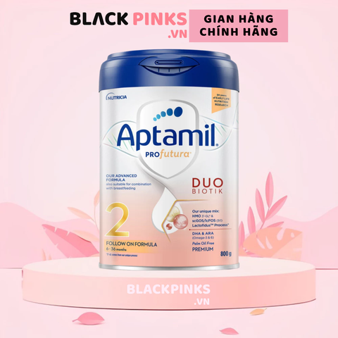 Sữa bột Aptamil Profutura Duobiotik số 2 800g cho bé từ 6 đến 12 tháng tuổi