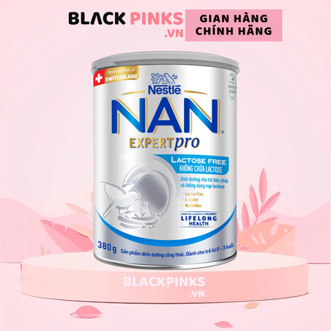 Sữa bột NAN Expert Pro Lactose Free 380g (0 - 3 tuổi)