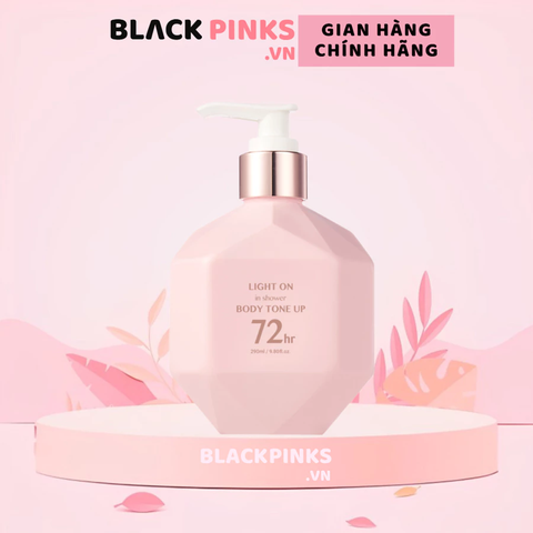 Sữa dưỡng thể B.O.M nâng tông, làm sáng da 72h 290ml