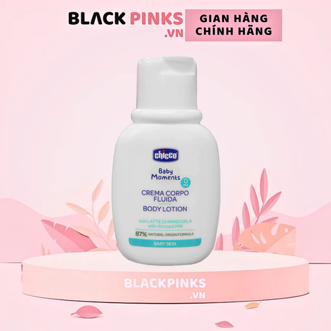Sữa dưỡng thể chiết xuất hạnh nhân 0M+ Chicco 50ml