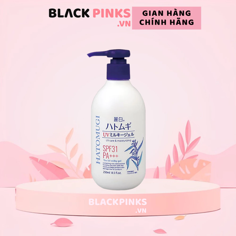 Sữa dưỡng thể Hatomugi chống nắng Dưỡng Ẩm SPF31 PA+++ 250ml