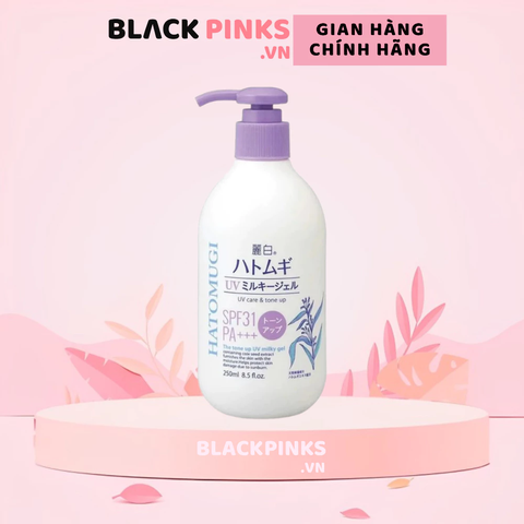 Sữa dưỡng thể Hatomugi chống nắng nâng tông SPF31 PA+++ 250ml