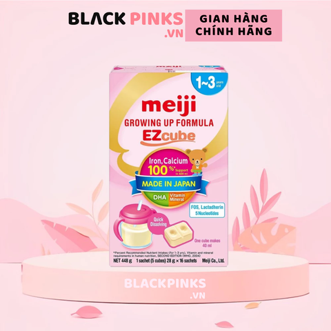 Sữa Meiji thanh nhập khẩu hộp 16 thanh 448g cho bé 1 - 3 tuổi