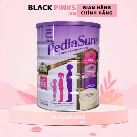 Sữa Pediasure Úc 850g vị vani cho bé 1-10 tuổi