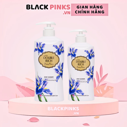 Sữa tắm Double Rich Dreamy Romance hương hoa Iris 550g/800g