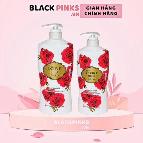Sữa tắm Double Rich Eva's Secret hương hoa hồng 550g/800g