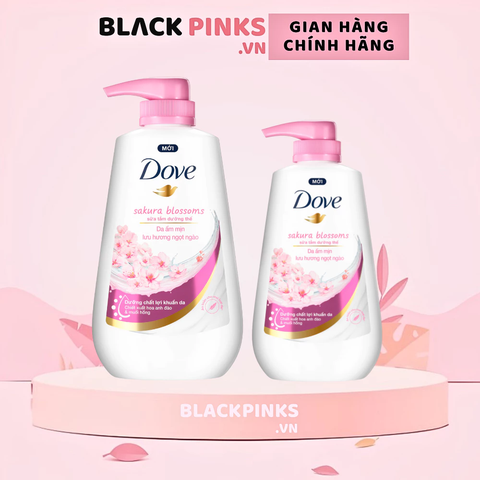 Sữa tắm dưỡng thể Dove da ẩm mịn lưu hương ngọt ngào 500g/900g