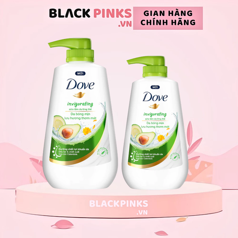 Sữa tắm dưỡng thể Dove da bóng mịn lưu hương thơm mát 500g/900g