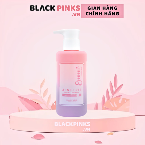 Sữa tắm Emmié đất sét ngừa mụn hương Peachy Love 250ml