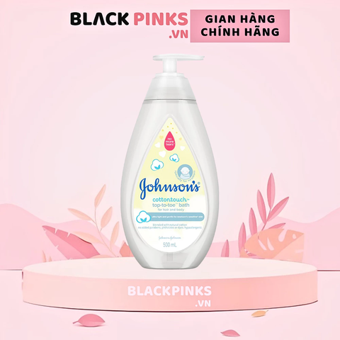 Sữa tắm gội Johnson’s Baby toàn thân mềm mịn cho bé 500ml