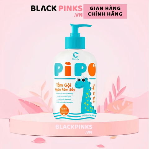 Sữa tắm gội Pipo ngừa rôm sẩy cho bé 250ml/450ml