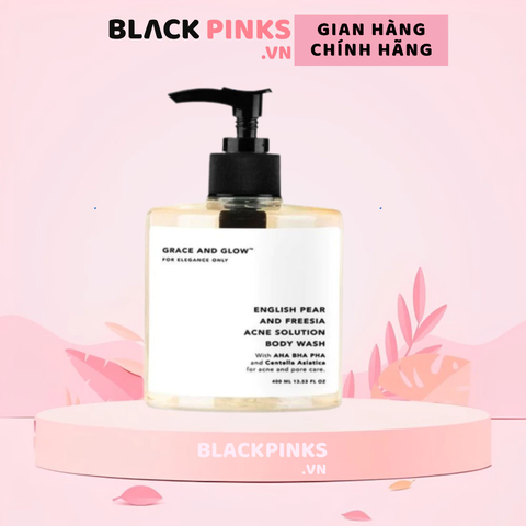 Sữa tắm Grace And Glow English Pear giảm mụn, mẩn đỏ 400ml