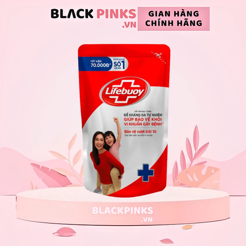 Sữa tắm Lifebuoy bảo vệ khỏi vi khuẩn dạng túi 800g