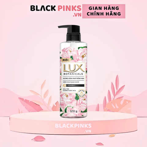 Sữa tắm Lux Botanicals hoa hồng Pháp nồng nàn 570g