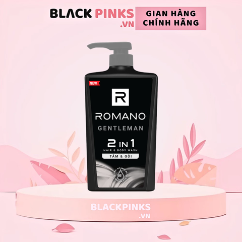 Tắm gội 2 trong 1 Romano hương nước hoa Gentleman 650g