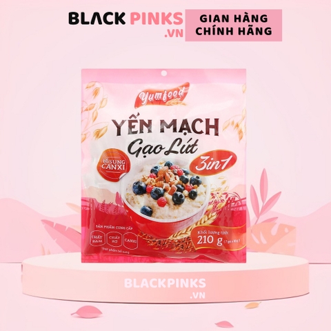 Thực phẩm bổ sung yến mạch gạo lứt Yumfood gói 210g