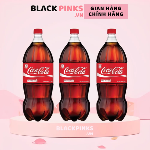 Thùng 12 chai nước ngọt Coca Cola 2.25L