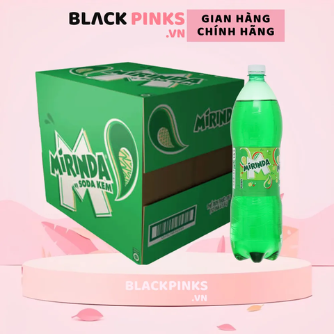 Thùng 12 chai nước ngọt Mirinda soda kem 1.5L