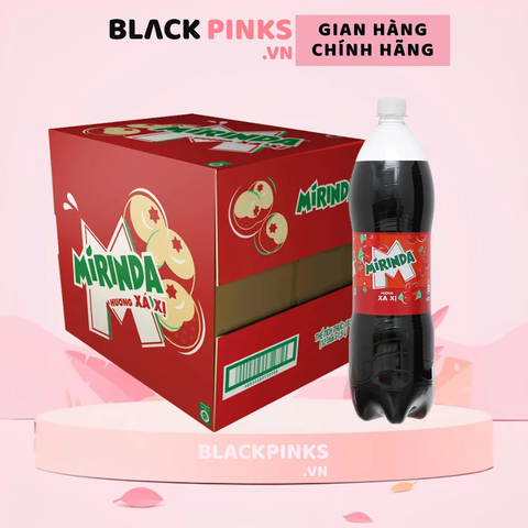 Thùng 12 chai nước ngọt Mirinda xá xị 1.5L