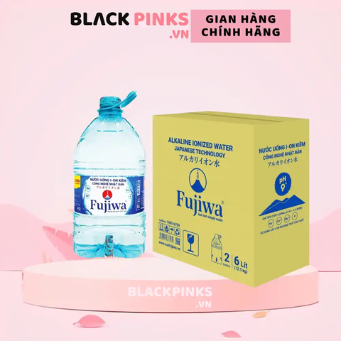 Thùng 2 bình nước ion kiềm cao cấp Fujiwa 6L