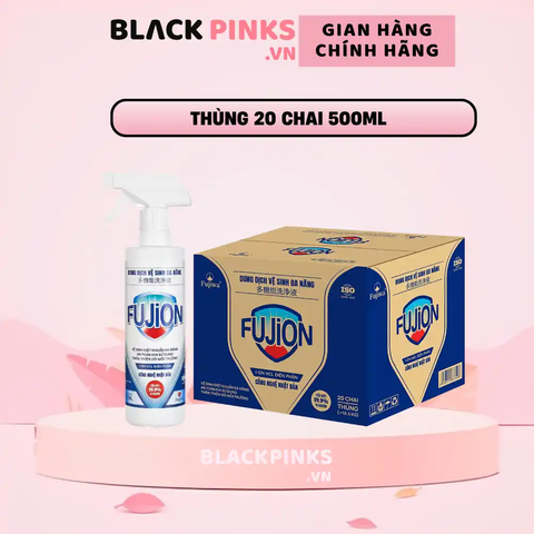 Thùng 20 chai dung dịch vệ sinh diệt khuẩn đa năng Fujion 500ml