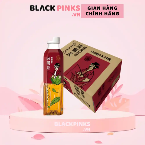 Thùng 24 chai hồng trà Ceylon Green Time 580ml