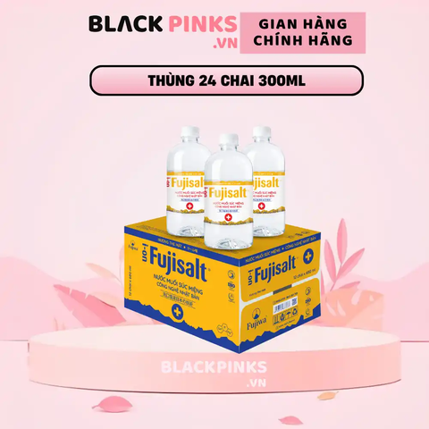 Thùng 24 chai nước muối súc miệng I-on Fujisalt 300ml