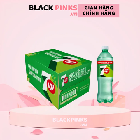 Thùng 24 chai nước ngọt 7Up 600ml