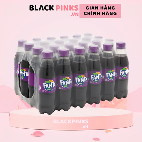 Thùng 24 chai nước ngọt Fanta nho 300ml
