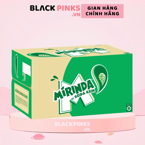 Thùng 24 chai nước ngọt Mirinda soda kem 390ml