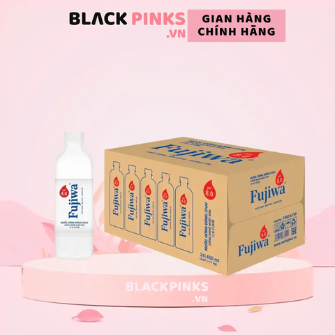 Thùng 24 chai nước pH8 bổ sung kiềm Fujiwa 450ml
