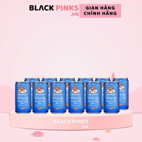 Lốc 12 lon cà phê Mr.Brown Blue Moutain 240ml