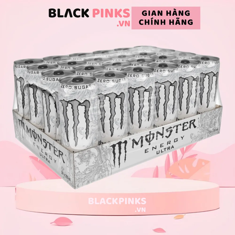 Thùng 24 lon nước tăng lực Monster Energy Ultra 355ml