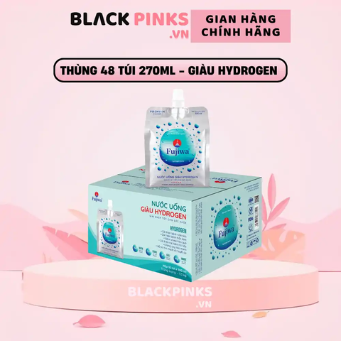 Thùng 48 túi nước uống giàu hydrogen Fujiwa 270ml