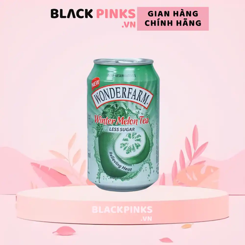 Trà bí đao Wonderfarm ít đường lon 310 ml