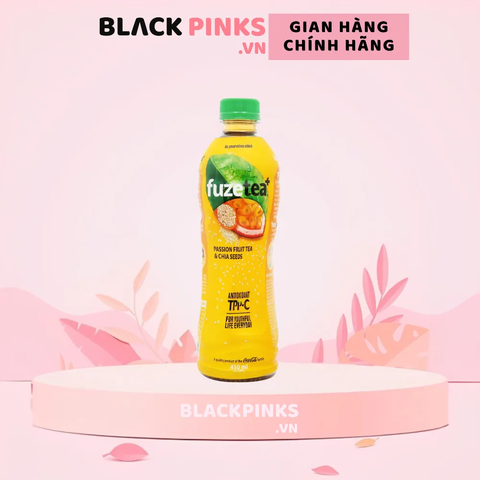Trà chanh dây hạt chia Fuzetea+ 450ml