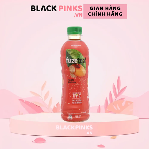 Trà đào hạt chia Fuzetea+ 350ml