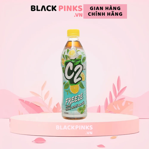Trà xanh C2 Freeze hương chanh tuyết bạc hà chai 455ml