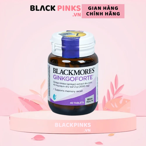 Viên uống bổ não Blackmores ginkgoforte (40 viên)